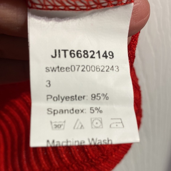 SHEIN Women’s Blouse Red Size Extra Large NWOT - Picture 10 of 10